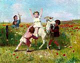 Victor Gabriel Gilbert Famous Paintings - New Tricks